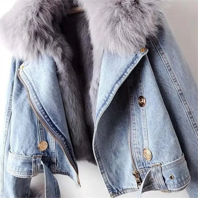 Bethany Luxurious Denim Coat