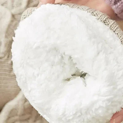 Cozy Cable Knit Slipper Socks