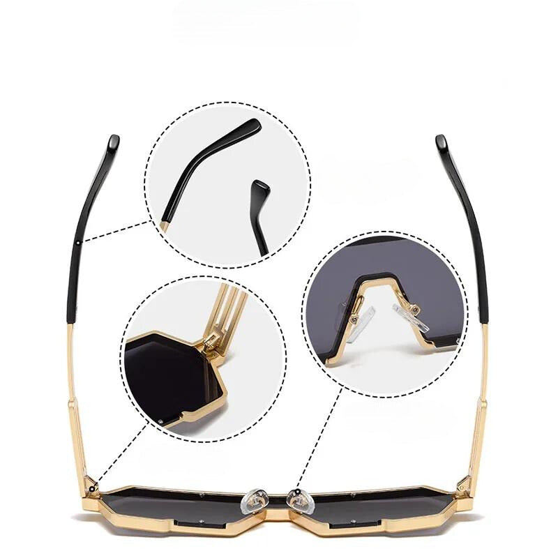 Jack Taylor Angular 58mm Sunglasses