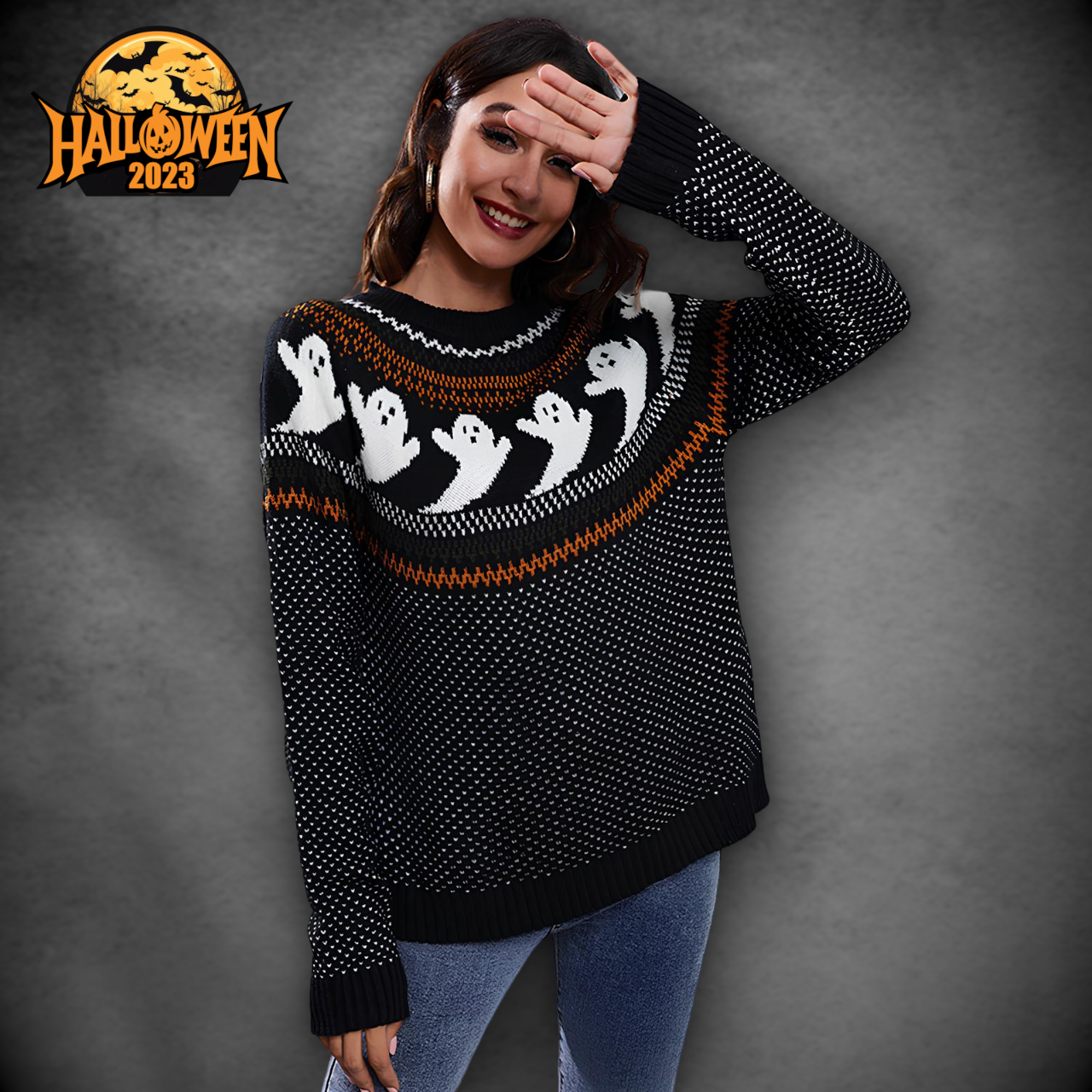 Knitted Ghost Sweater