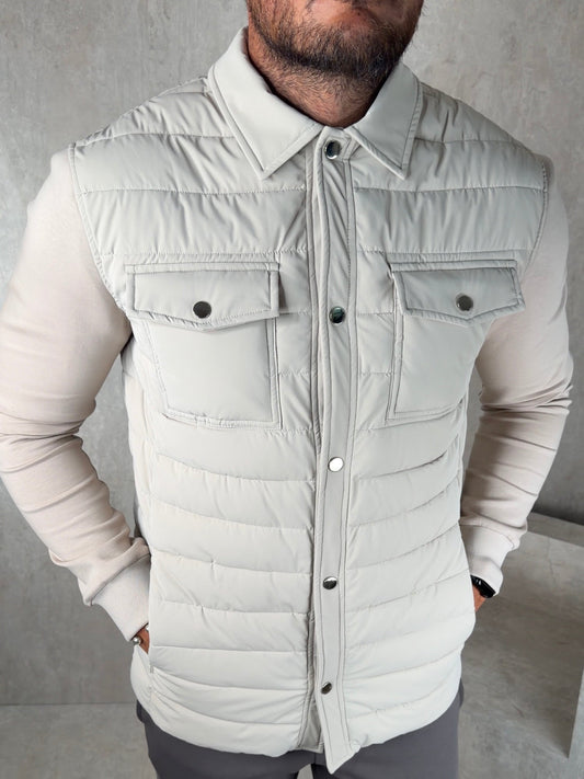 Hybrid Quilted Overshirt