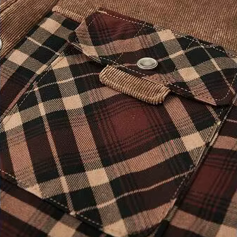 Buffalo Ridge Sherpa-Lined Flannel & Corduroy Jacket