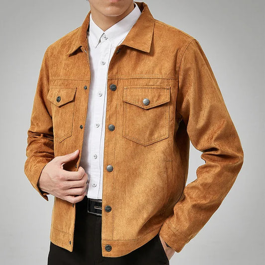 Country Road Suede-Feel Shirt-Jacket