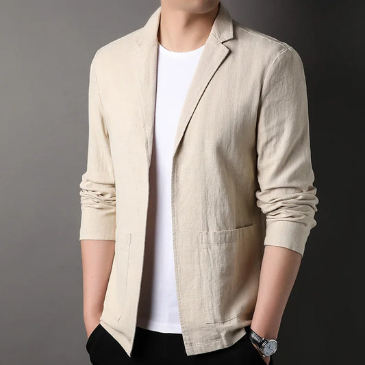 Lightweight Linen Blend Blazer